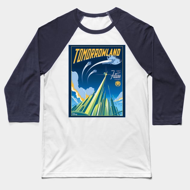 tomorrowland Baseball T-Shirt by Akeli